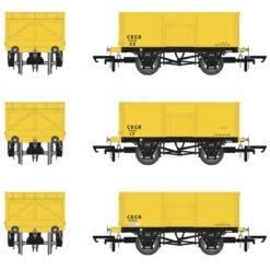 Accurascale OO Gauge 16T Mineral Wagon Triple Pack - CEGB Kearsley Model Railway Wagon ACC1074