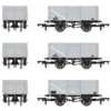 Accurascale OO Gauge 16T Mineral Wagon Triple Pack - BR Pre TOPS Coal Model Railway Wagon ACC1028
