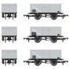 Accurascale OO Gauge 16T Mineral Wagon Triple Pack - BR Pre TOPS Coal Model Railway Wagon ACC1061