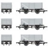Accurascale OO Gauge 16T Mineral Wagon Triple Pack - BR Pre TOPS Coal Model Railway Wagon ACC1027