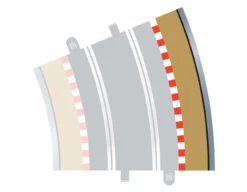 Scalextric Radius 4 Curve Outer Borders 22.5 X 4 C8238