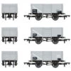 Accurascale OO Gauge 16T Mineral Wagon Triple Pack - BR Pre TOPS Coal Model Railway Wagon ACC1029