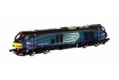 Dapol N Gauge Class 68 004 Rapid DRS Compass Model Locomotive 2D-022-008