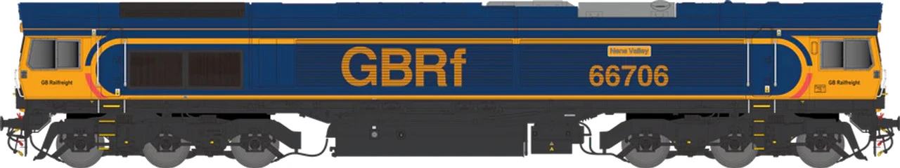 Dapol N Gauge Class 66 GBRf 66706 "NENE VALLEY" 2D-066-005 1 Dapol N Gauge Class 66 GBRf 66706 "NENE VALLEY" 2D-066-005