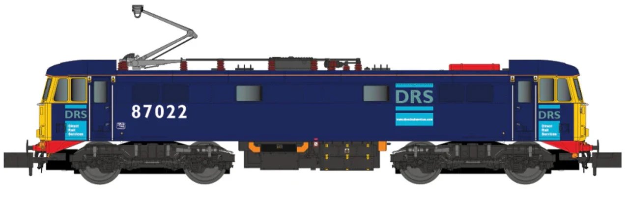 Dapol N Gauge Class 87 022 Direct Rail Services Model Railway Electric Locomotive DCC Ready 2D-087-004 1 Dapol N Gauge Class 87 022 Direct Rail Services Model Railway Electric Locomotive DCC Ready 2D-087-004