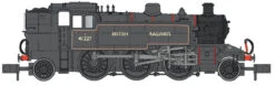 Dapol N Gauge Class 2MT Ivatt 41277 BR Black DCC Ready Model Railway Steam Locomotive 2S-015-006