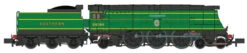 Dapol N Gauge Battle Of Britain Class 34081 '92 Squadron' SR Malachine Green/ British Railways DCC Ready Model Railway Steam Locomotive 2S-034-008