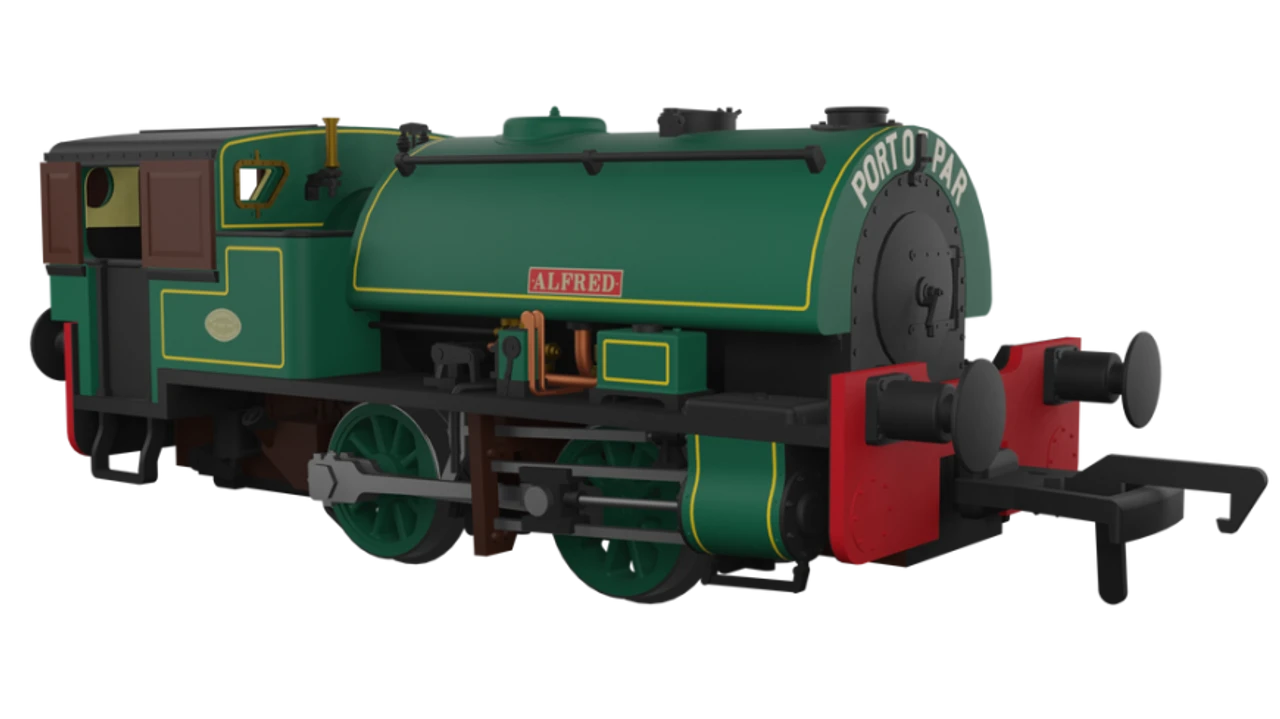 Rapido Trains OO Gauge Port Of Par Bagnall’s In Special Presentation Box Twin Pack - Lined Dark Green DCC Sound 968501 6 Rapido Trains OO Gauge Port Of Par Bagnall’s In Special Presentation Box Twin Pack - Lined Dark Green DCC Sound 968501 - Image 6