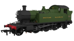 Rapido Trains OO Gauge 44xx 4404 GWR Green W/British Railways Lettering Model Railway Steam Locomotive DCC Sound 951504