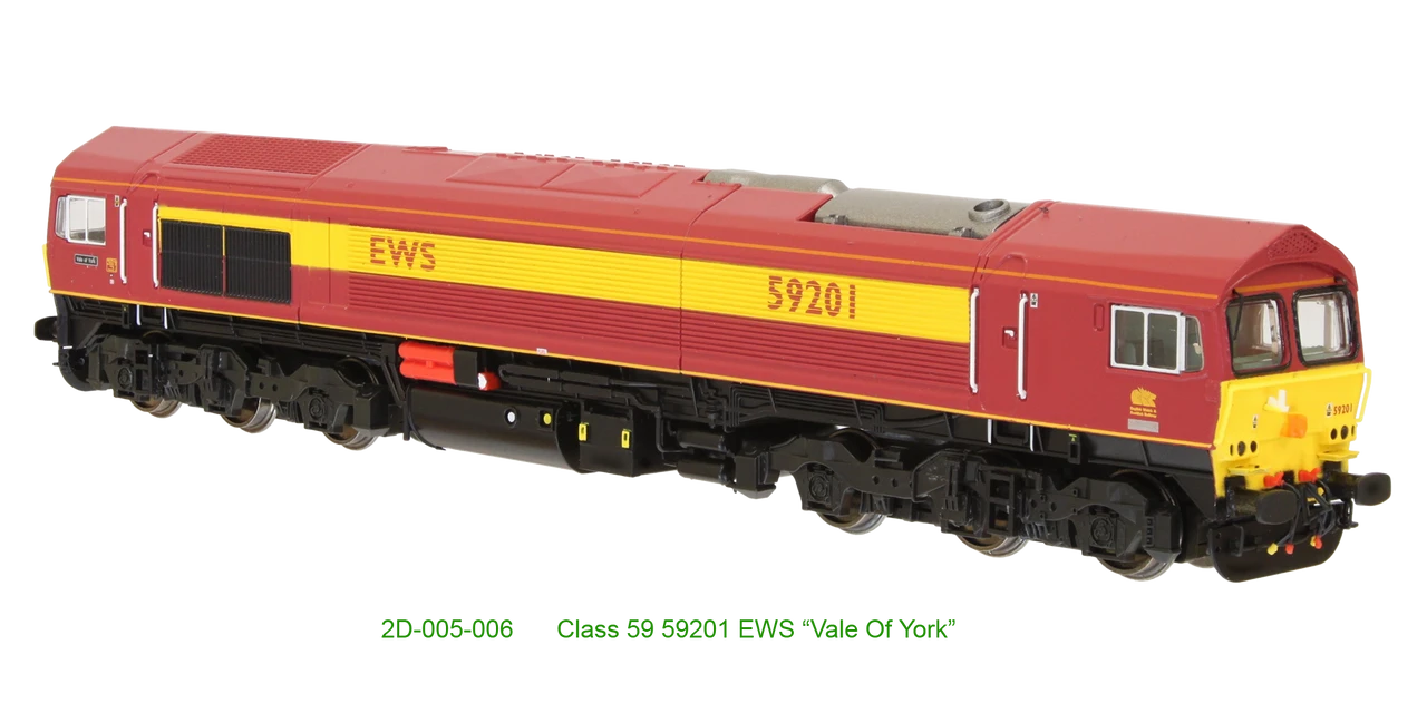 Dapol N Gauge Class 59 201 'Vale Of York' EWS 2D-005-006 1 Dapol N Gauge Class 59 201 'Vale Of York' EWS 2D-005-006