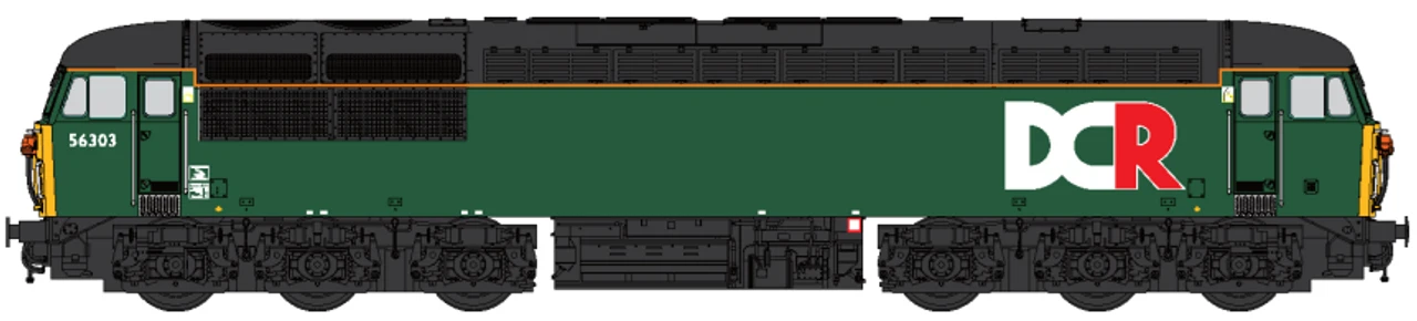 Dapol N Gauge Class 56 303 Devon & Cornwall Railway Model Railway Diesel Locomotive 2D-004-014 1 Dapol N Gauge Class 56 303 Devon & Cornwall Railway Model Railway Diesel Locomotive 2D-004-014