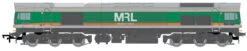 Dapol OO Gauge Class 59 002 MRL Green/Orange 'Alan J Day' - DCC Fitted 4D-005-007D
