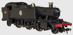 Dapol OO Gauge Large Prairie 2-6-2 6153 BR Early Black DCC Fitted Model Railway Steam Locomotive 4S-041-013D