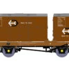 Rapido N Gauge BR ‘Conflat P’ No. B933861 (with Bauxite Containers) 921015