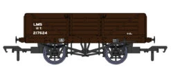 Rapido Trains OO Gauge LMS Dia 1666 Open Wagon - No.217624 LMS Bauxite 937007