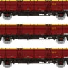 Rapido Trains N Gauge OAA Triple Pack - EWS Maroon/Gold 956006