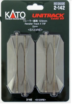 Kato HO Gauge Unitrack Rerailer Track 4 123mm 2pcs 2-142