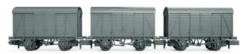 Rapido UK N Gauge 3x Dia 1426 10t Van - SECR Grey 942004