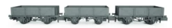 Rapido N Gauge 3x Dia 1349 5-Plank Wagons - BR Grey 942014