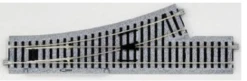 Kato HO Gauge Unitrack Left Turnout With 490mm Radius Curve 2-840