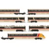 Hornby OO Gauge BR, Class 370 Advanced Passenger Train, Sets 370001 And 370002, 7 Car Train Pack - R30229