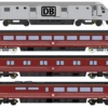 Dapol N Gauge DB Management Train 4pc 3 Coaches 1 DVT 82148 DCC Ready 2D-017-100