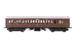 Dapol OO Gauge GWR Toplight Mainline City Lined Crimson 3rd Brake 3748 S1 DA4P-020-002