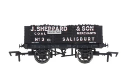 Dapol OO Gauge 5 Plank Wagon 9' Wheelbase J Sheppard 3 DA4F-052-037