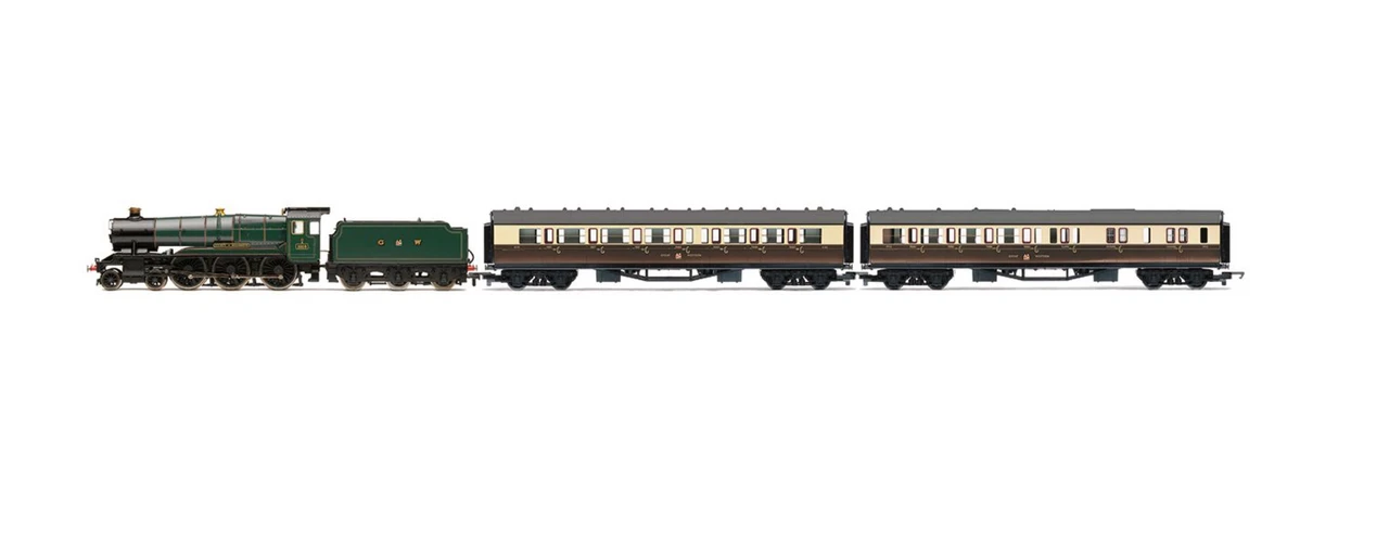 Hornby OO Gauge RailRoad GWR, Class 1000, 'County Of Merioneth' Train Pack - Era 3 R30376 1 Hornby OO Gauge RailRoad GWR, Class 1000, 'County Of Merioneth' Train Pack - Era 3 R30376