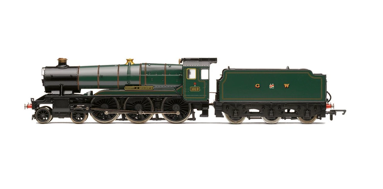 Hornby OO Gauge RailRoad GWR, Class 1000, 'County Of Merioneth' Train Pack - Era 3 R30376 2 Hornby OO Gauge RailRoad GWR, Class 1000, 'County Of Merioneth' Train Pack - Era 3 R30376 - Image 2