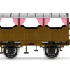 Hornby OO Gauge L&MR 2nd Class Coach R40438