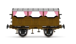 Hornby OO Gauge L&MR 2nd Class Coach R40438