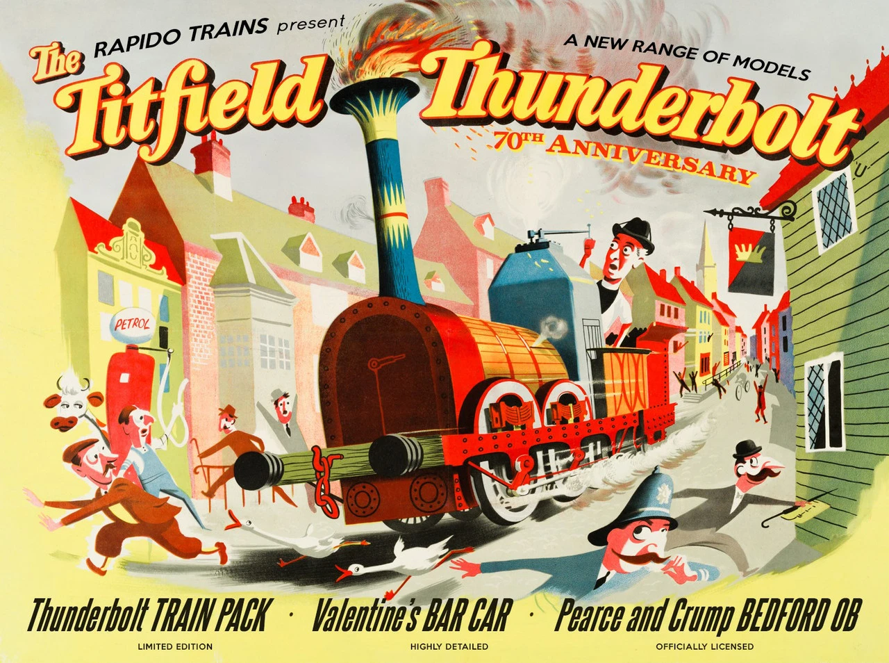 Rapido Trains UK Titfield Thunderbolt Train Pack 922002 1 Rapido Trains UK Titfield Thunderbolt Train Pack 922002