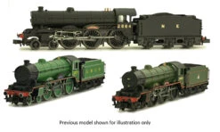 Dapol N Gauge B17 Class 61661 'Sheffield Wednesday' BR Apple Green 2S-020-006