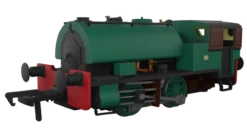 Rapido Trains OO Gauge Port Of Par Bagnall - Unlined Dark Green DCC Sound 968503