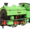 Dapol OO Gauge HL 0-4-0 4 'Asbestos' Green Lined Yellow DCC Sound Model Railway Steam Locomotive 4S-024-001S