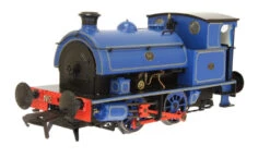 Dapol OO Gauge HL 0-4-0 56 Port Of London Blue Lined Yellow DCC Fitted Model Railway Steam Locomotive 4S-024-004D