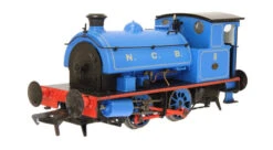 Dapol OO Gauge HL 0-4-0 NCB Blue Lined Straw DCC Fitted Model Railway Steam Locomotive 4S-024-005D