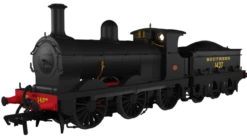 Rapido Trains OO Gauge SECR O1 Class No.1437 SR Plain Black (Egyptian Lettering) DCC Sound 966505