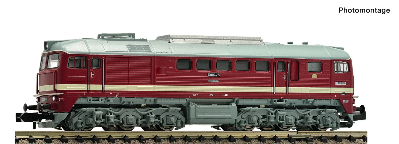 Fleischmann N Gauge DR BR120 024-5 Diesel Locomotive IV 7360009 1 Fleischmann N Gauge DR BR120 024-5 Diesel Locomotive IV 7360009