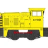 Heljan OO Gauge Class 02 0-4-0DH Industrial Yellow W/Wasp Stripe 2847