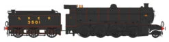 Heljan OO Gauge Gresley O2/2 3501 LNER Black 3900
