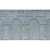Hornby OO Gauge Mid Level Arched Retaining Walls X2 (Engineers Blue Brick) R7385