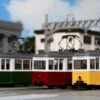 Kato MyTram N Gauge Classic Green Model Tram K14-806-2