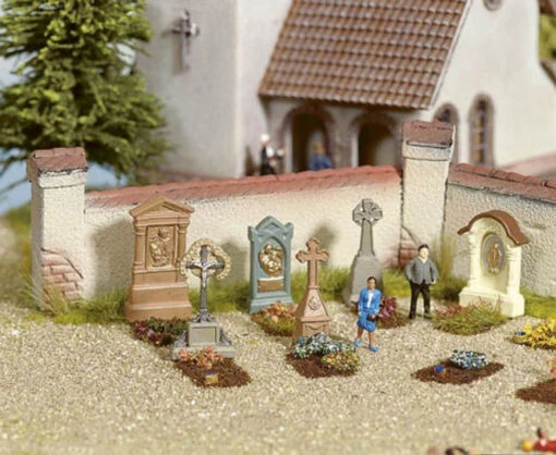 Noch HO Scenery Gravestones Accessory Set N14871 -Model Rails Shop n14871 38136.1614770101