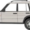 Oxford Diecast OO Gauge Land Rover Discovery 2 White Gold 76LRD2002