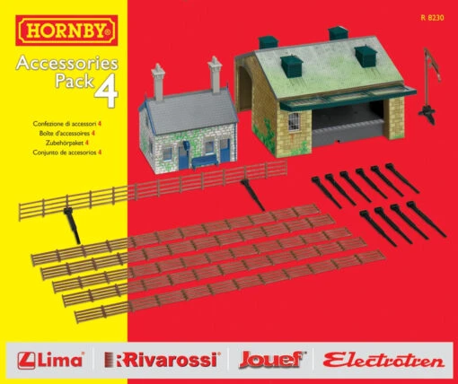 Hornby OO Gauge Building Extension Pack 4 R8230 -Model Rails Shop r8230 65598.1617206953