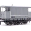 Rapido Trains OO Gauge SECR 6 Wheel Brake Van No.S55371 - BR Freight Grey Model Railway Wagon 931009