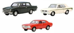 Oxford Diecast OO 3 Piece Ford Cortina Set 76SET84