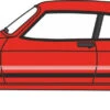 Oxford Diecast N Ford Capri Mk3 Sebring Red NCAP004